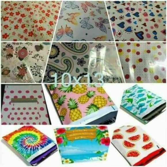 50 pack assorted 10x13 Poly Mailers Polymailers Shipping Bags Boutique Office